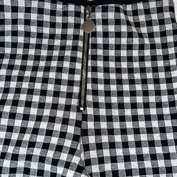 Zara Pants Black White Gingham Plaid Check Pattern High Waist Trouser. EUC. - Picture 17 of 17